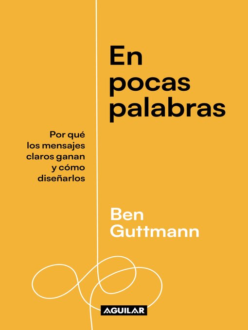 Title details for En pocas palabras by Ben Guttmann - Available